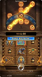 Symbols of Egypt · Cara Kerja Kisi 3x3 dan Bonus Multiplier Symbols of Egypt